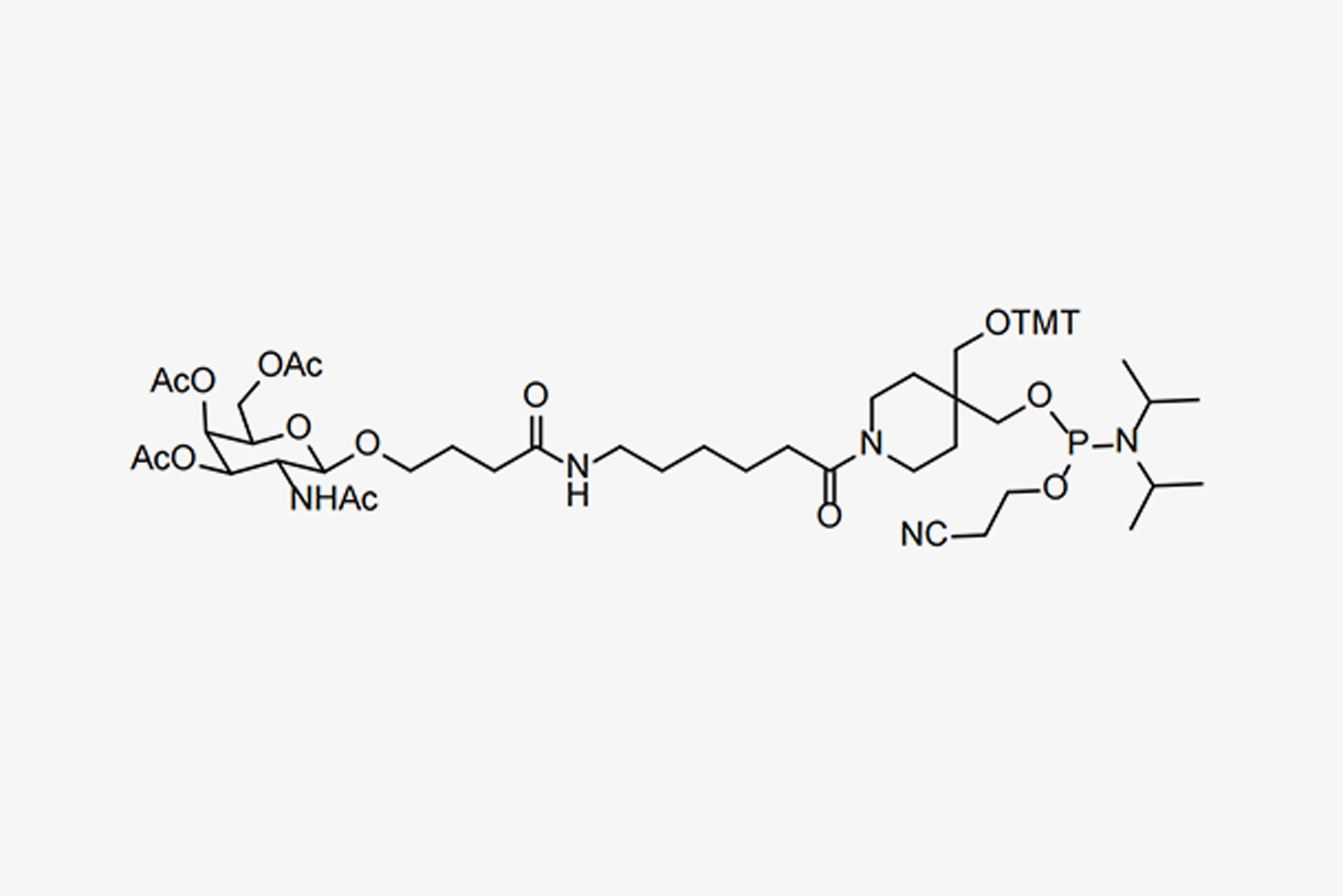 TMT-5'-C3-Linker-GalNAc-Phosphoramidite