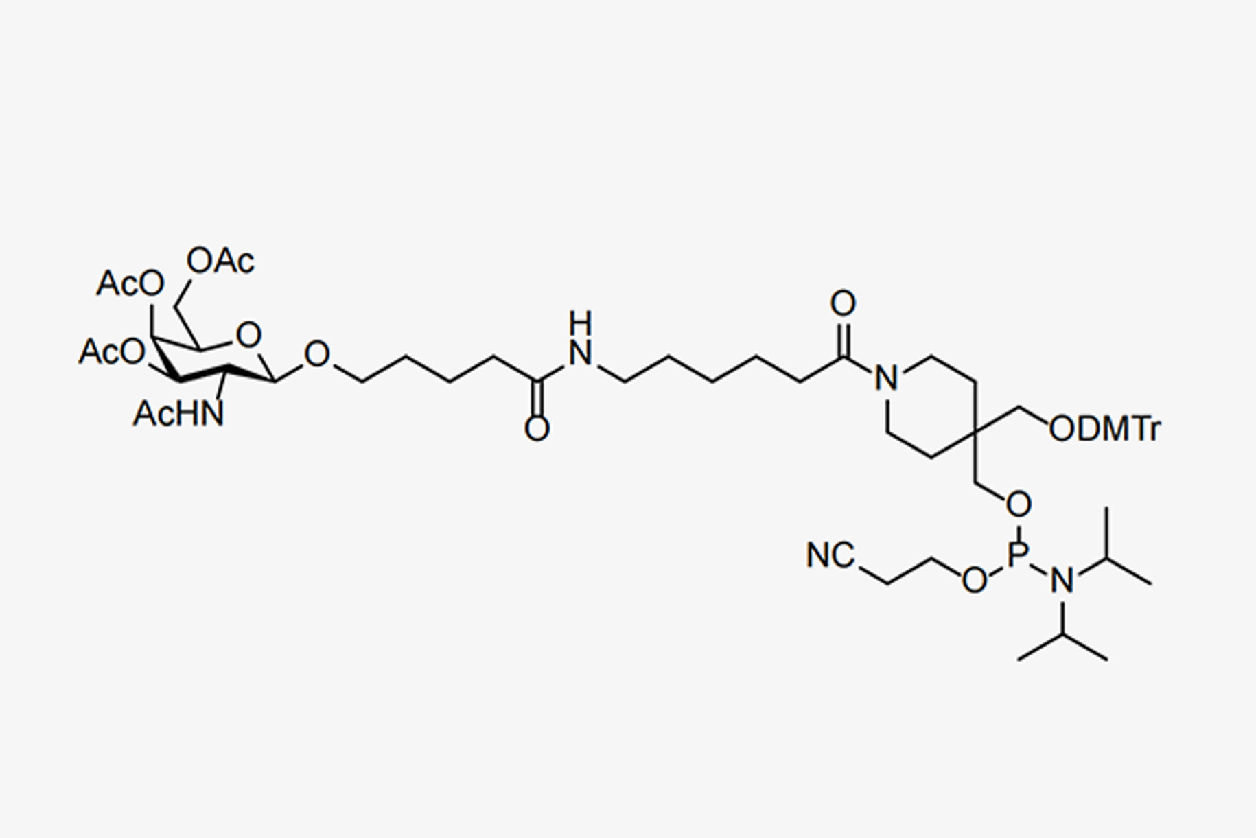DMT-GalNAc-C5-C6-piperidyl-CE-Phosphoramidite