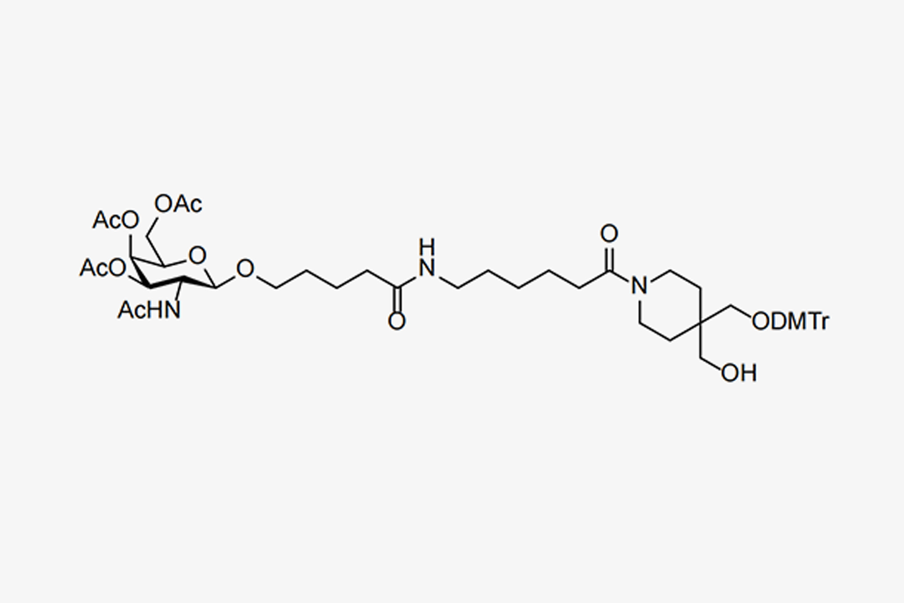 DMT-GalNAc-C5-C6-piperidyl-OH