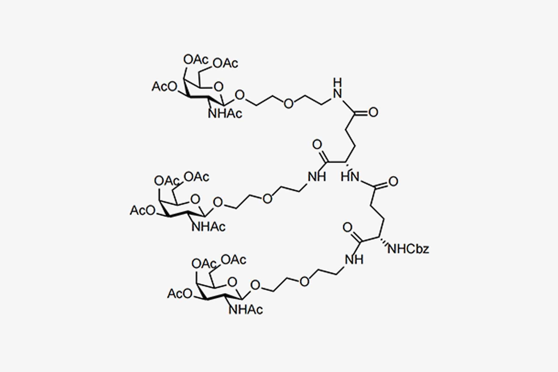 TriGalNAc(OAc)-NHCbz-NAG-INT
